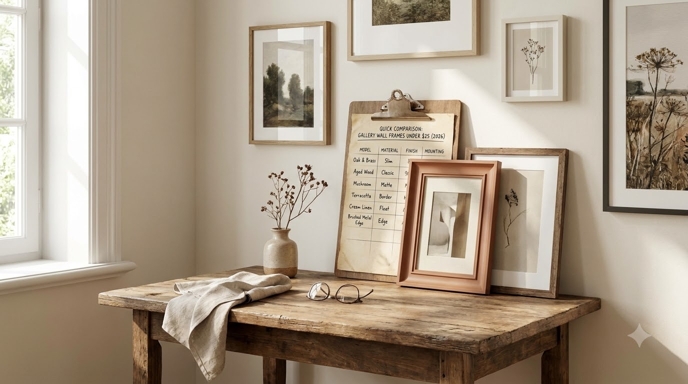 Quick Comparison Table — Best Photo Frames for Gallery Walls Under $25 Each (2026)