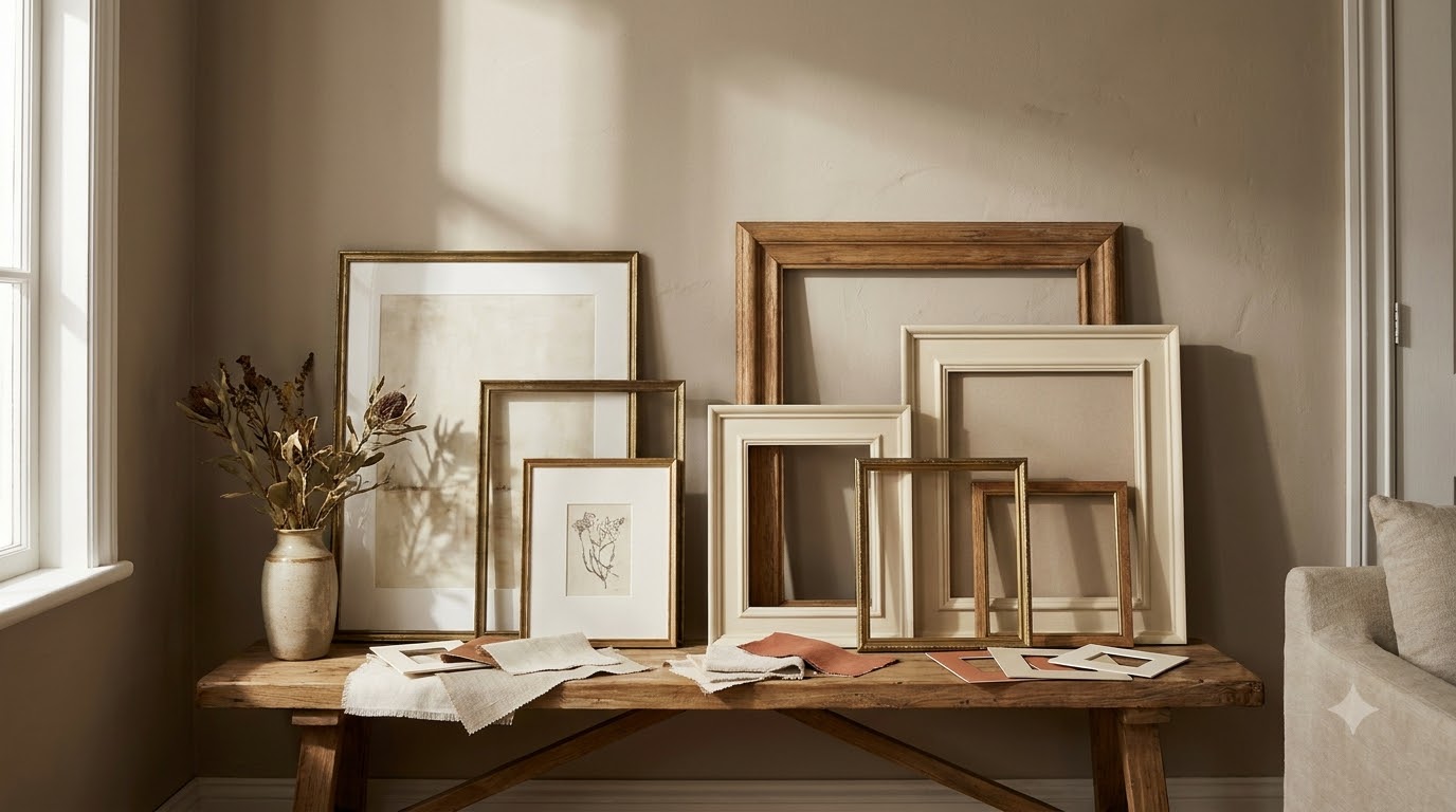 Step 1: Build Your Core Palette (2–3 Colors Plus Neutrals) — Gallery Wall Color Palette: How to Mix Frames and Art