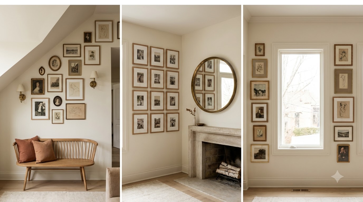 What Are the Best Layouts for Awkward Living Room Walls? — Living Room Gallery Wall Ideas: Layout and Styling Guide