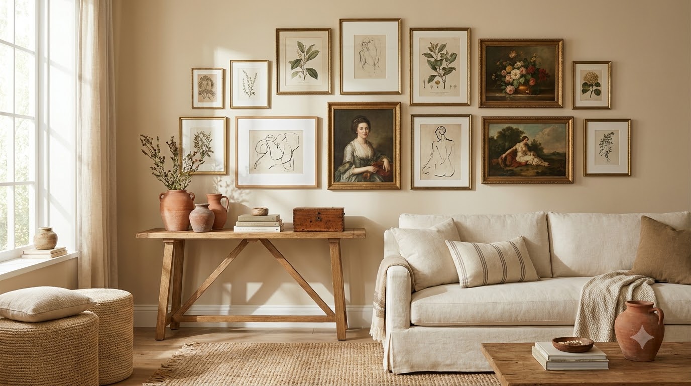 How Do You Style a Gallery Wall So It Feels Collected? — Living Room Gallery Wall Ideas: Layout and Styling Guide