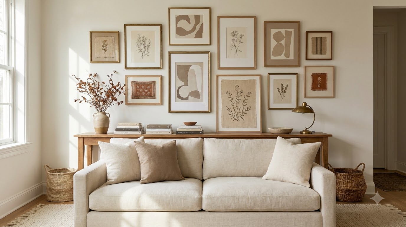 How Do You Plan a Living Room Gallery Wall Layout? — Living Room Gallery Wall Ideas: Layout and Styling Guide