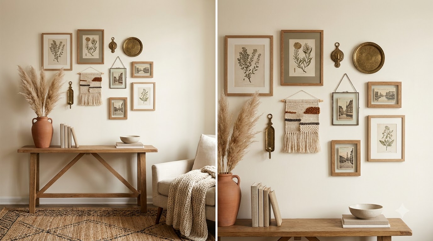 How Do You Make a Boho Gallery Wall Look Collected, Not Cluttered? — Boho Gallery Wall Ideas for Renters 2026