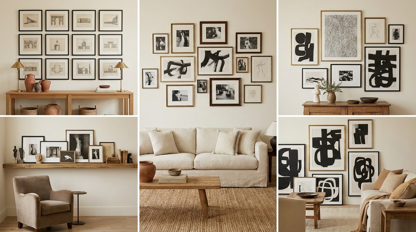 What Black and White Gallery Wall Ideas Work in a Living Room? — Black and White Gallery Wall Ideas 2026