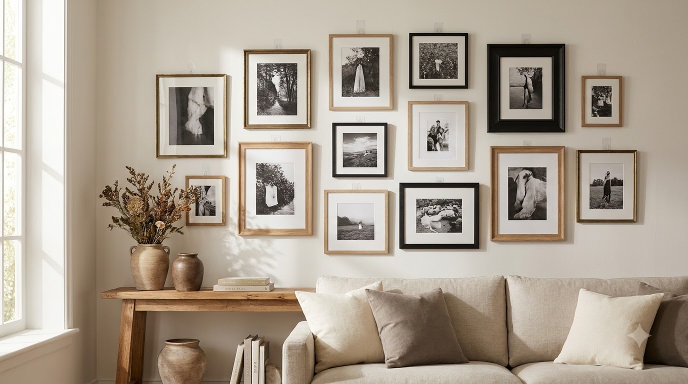 How Can Renters Hang a Black and White Gallery Wall Without Drilling? — Black and White Gallery Wall Ideas 2026