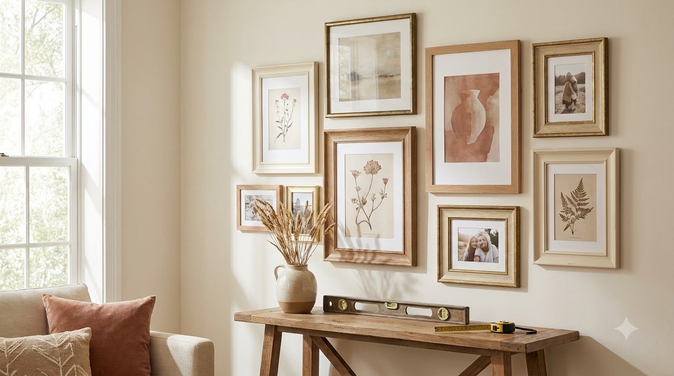 Does Frame Weight and Projection Actually Matter for Hanging? — Gallery Wall Frames Guide: Sizes, Spacing & Mixing