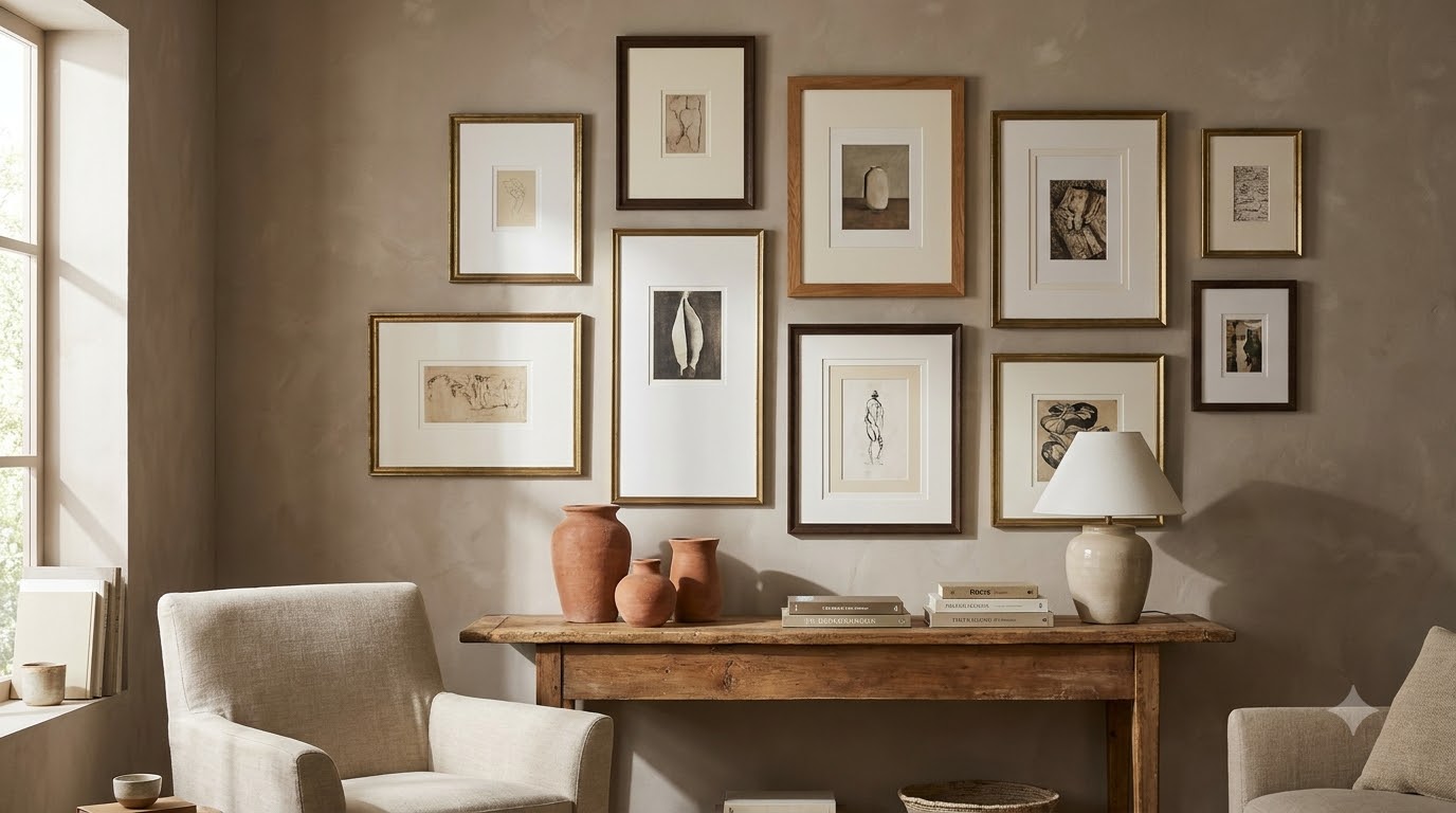 Should You Use Mats, and What Size? — Gallery Wall Frames Guide: Sizes, Spacing & Mixing Rules (2026)