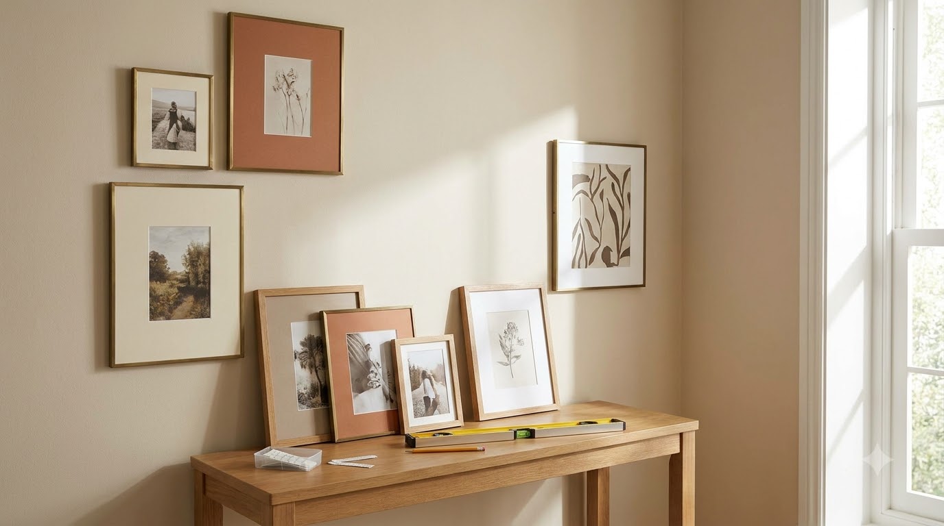 Step 6: Hang the Pieces (Sequence Matters) — How to Make a Gallery Wall in 7 Steps (No Damage, No Regrets)