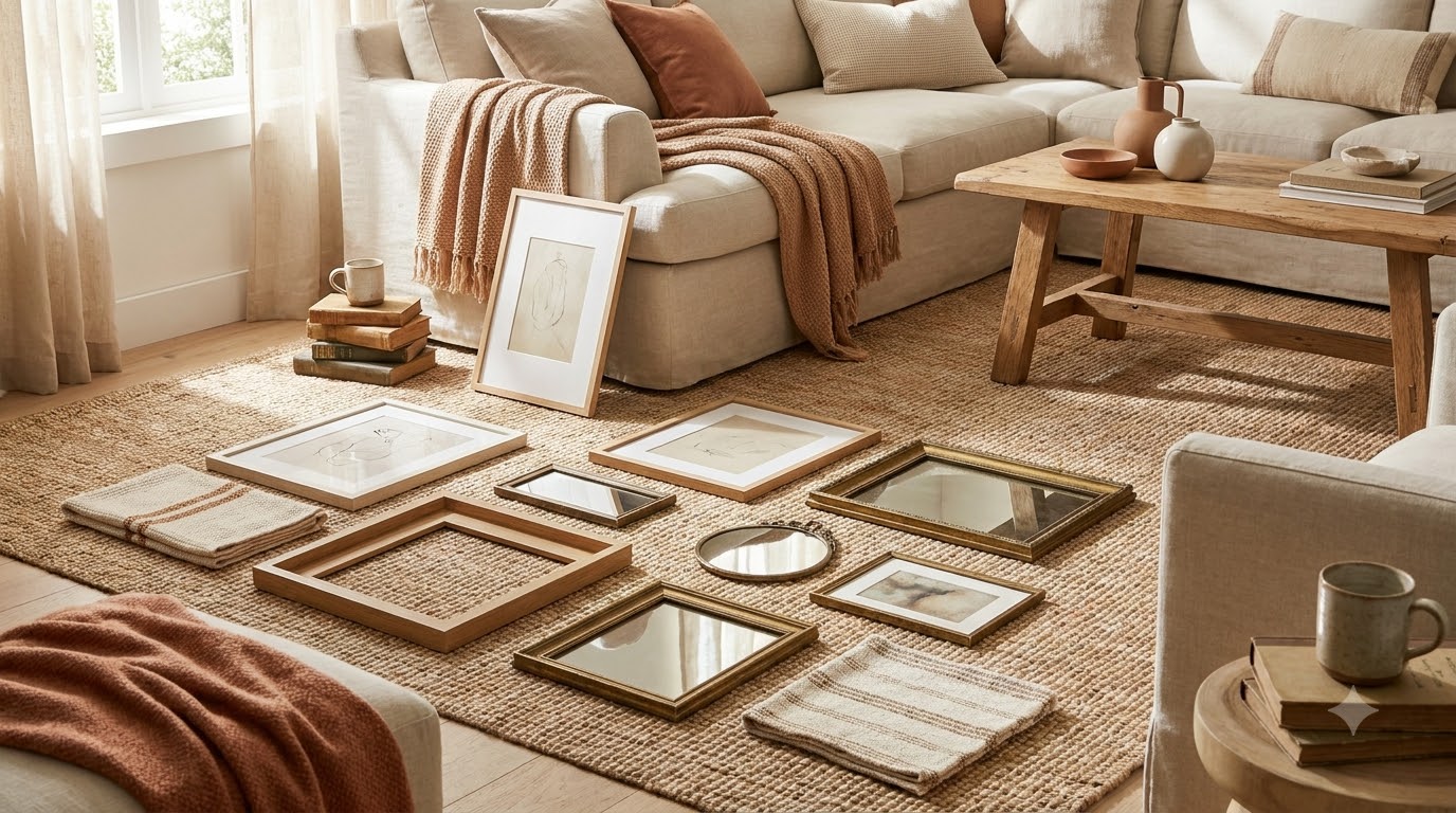 Step 2: Gather Your Frames and Content — How to Make a Gallery Wall in 7 Steps (No Damage, No Regrets)