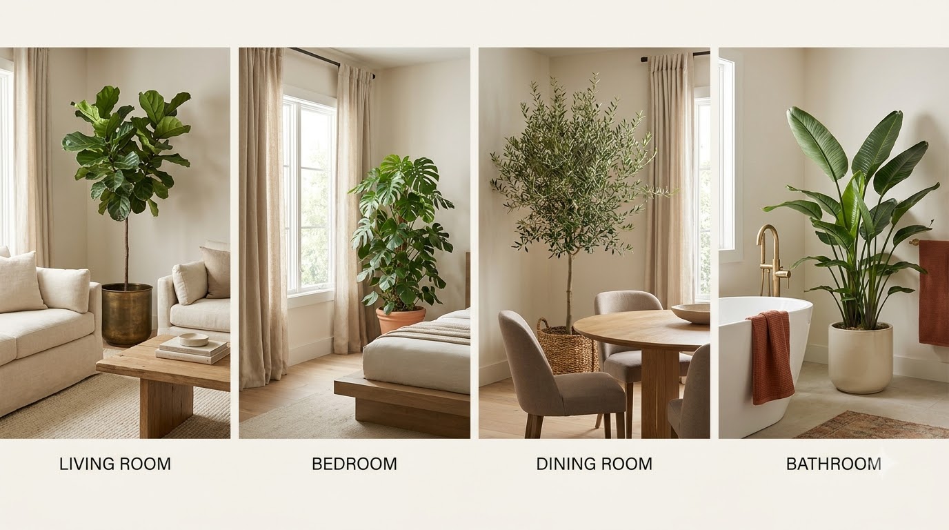 How to Style Large Plants by Room Type — Best Large Indoor Plants 2026: 15 Statement Picks That Transform Any Room