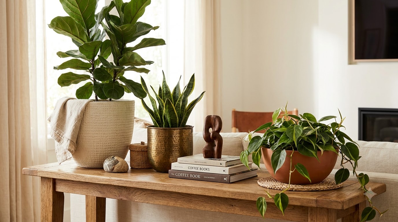 Technique 6: Style the Pot, Not Just the Plant — How to Style Indoor Plants at Home: 7 Designer Techniques