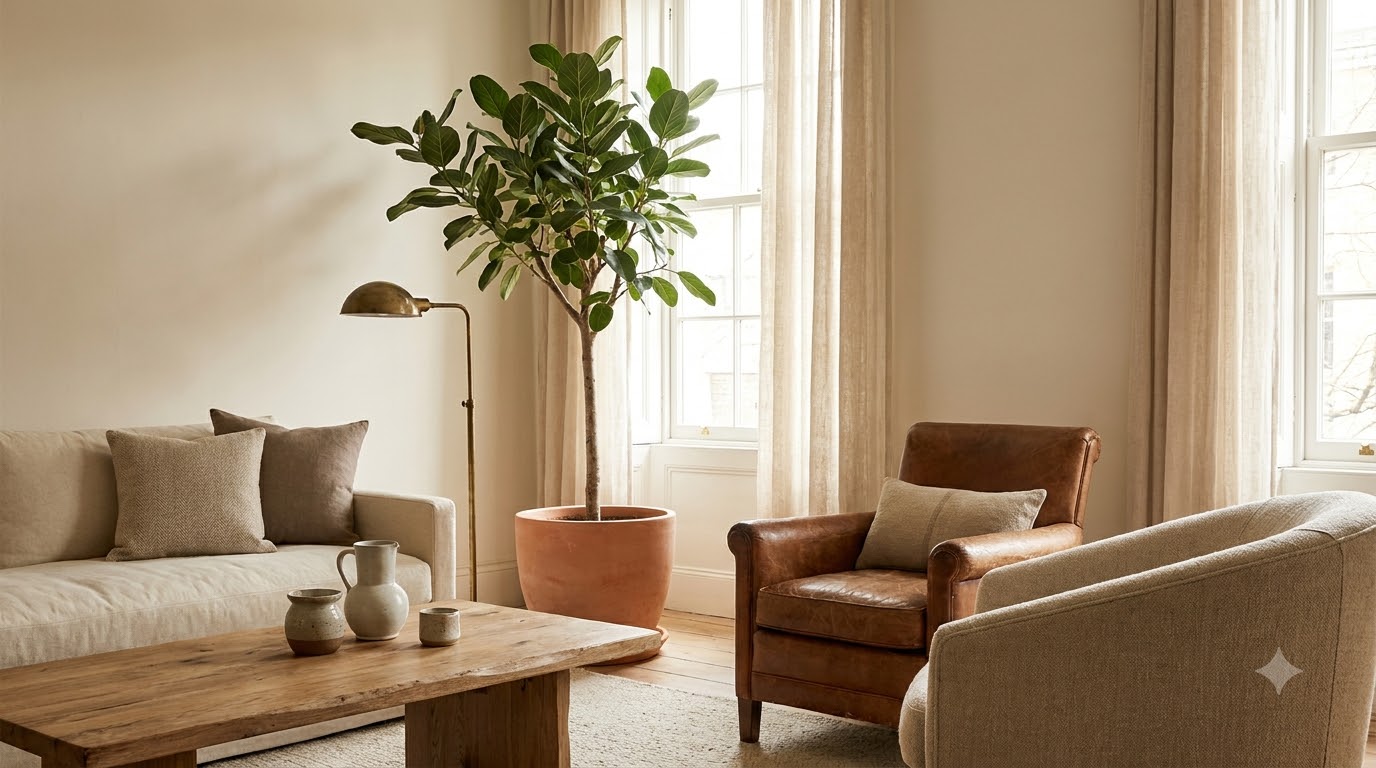 Technique 5: Use One Statement Plant Per Room — How to Style Indoor Plants at Home: 7 Designer Techniques