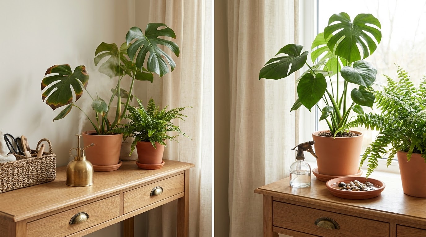 Mistake #5: Ignoring Humidity for Tropical Plants — 10 Indoor Plant Care Mistakes That Kill Your Decor Vibe (And How to 