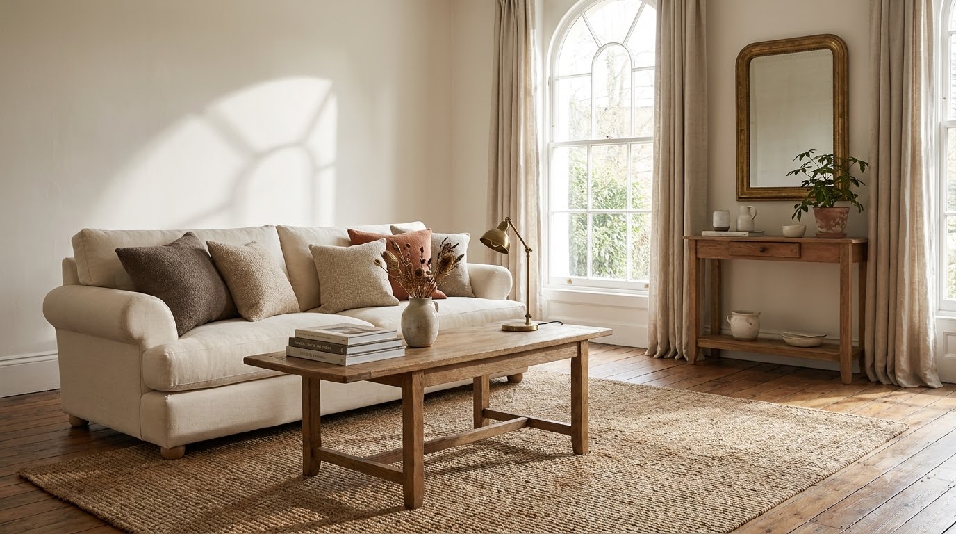 The Room That Reads Different by Sunday — Living Room Refresh: 10 Updates Under $200 in One Weekend