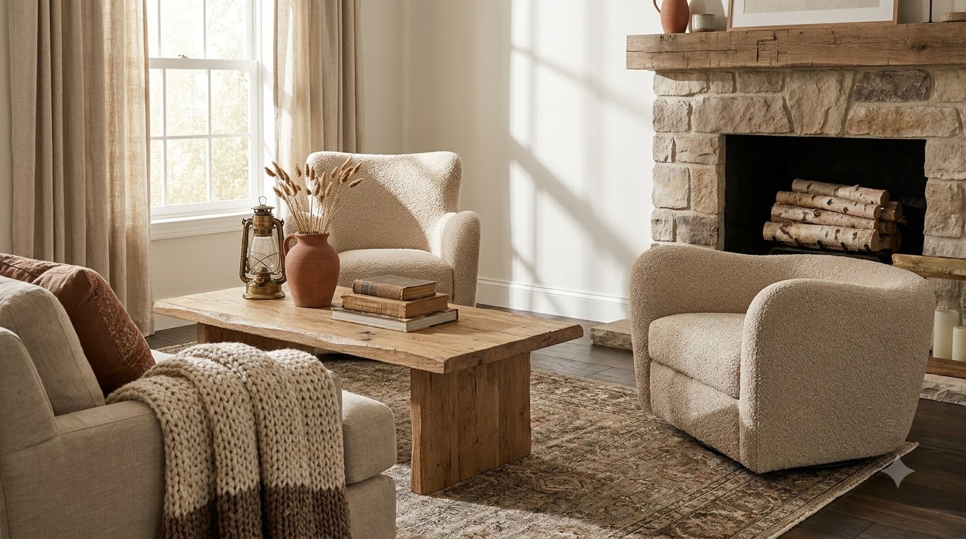 Where Does This Leave You? — Cozy Living Room Setup: 8 Items to Recreate the Cabin Vibe