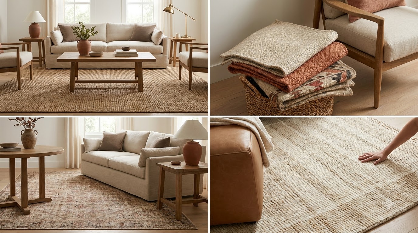 How to Choose a Living Room Rug: 4 Buying Rules — Best Living Room Rugs Under $250: 15 Picks for Every Style