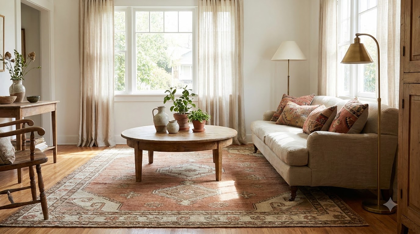 Best Bohemian/Eclectic Living Room Rugs — Best Living Room Rugs Under $250: 15 Picks for Every Style