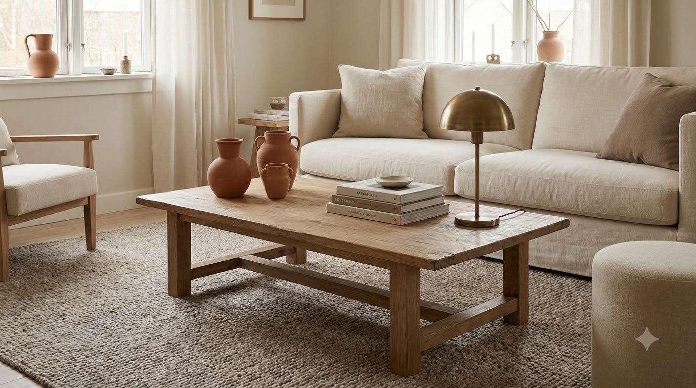 Mistake 6: Coffee Table Too Far From the Sofa — 10 Living Room Decor Mistakes That Make Spaces Feel Off
