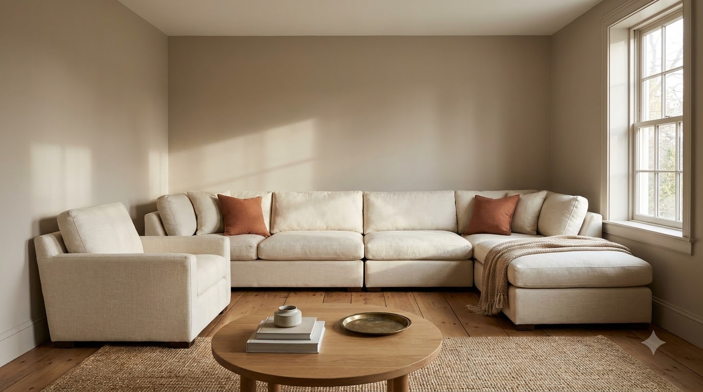 Mistake 3: Sofa Pushed Against Every Wall — 10 Living Room Decor Mistakes That Make Spaces Feel Off