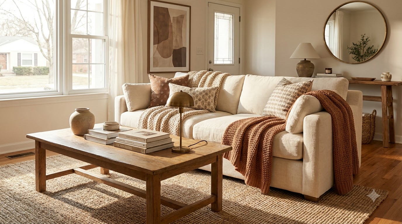 The $700 Living Room Makeover: The Statement Layer — Living Room Decor on a Budget: $100, $300, $700 Makeover Breakdown