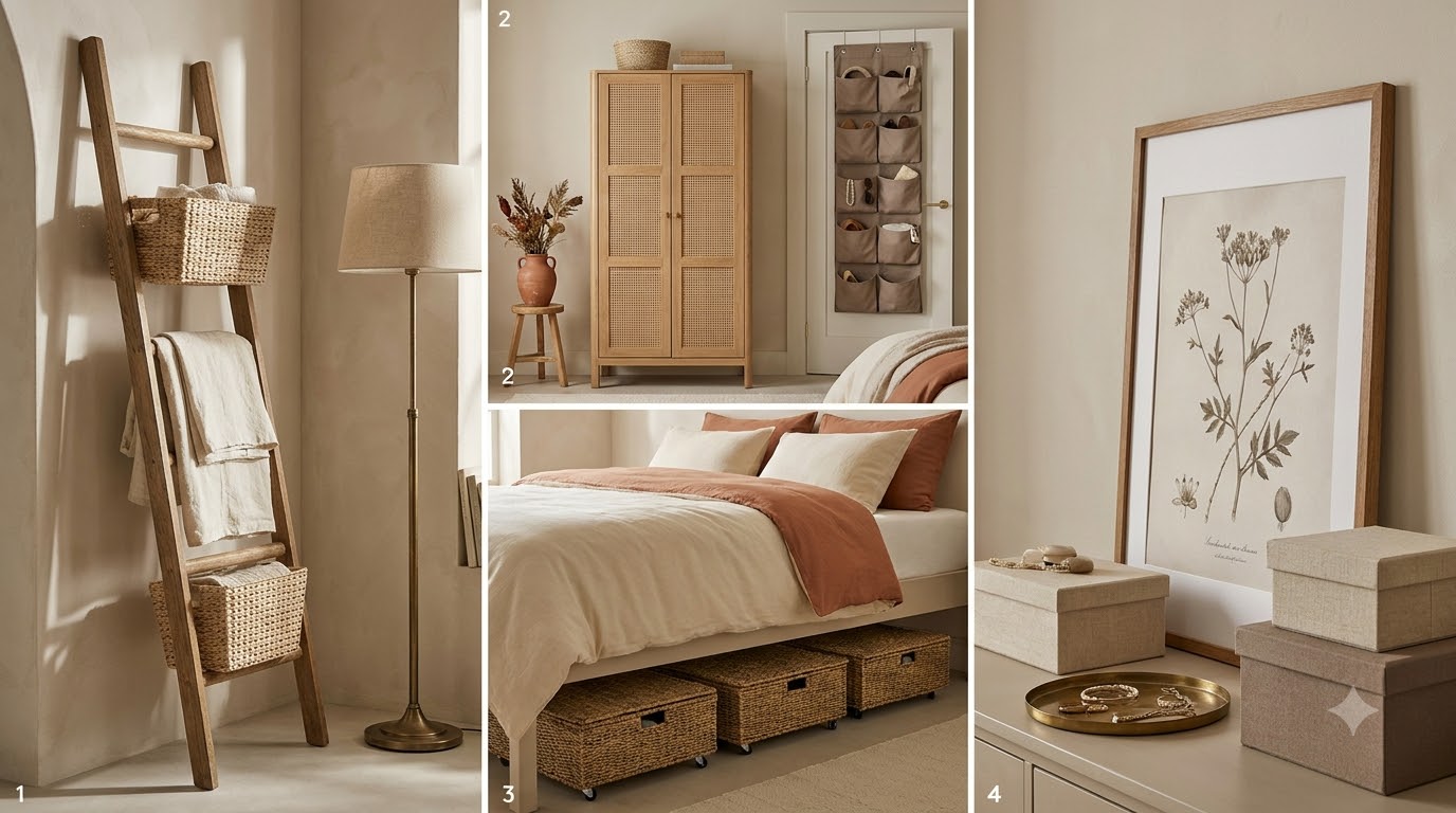 How Do You Plan a No-Drill Storage Setup From Scratch? — Best Bedroom Storage Hacks for Renters (No-Drill Solutions)