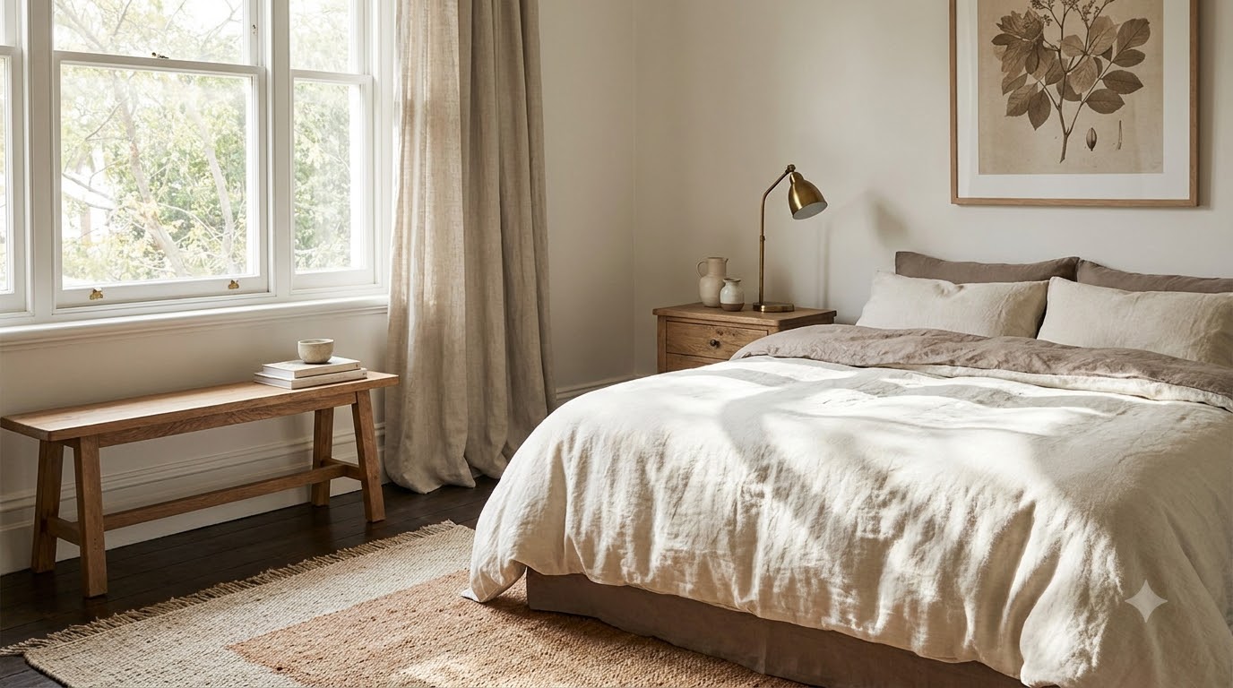 The Calm Comes Back Faster Than You Think — 10 Bedroom Decor Mistakes That Kill the Calm (& Fixes)