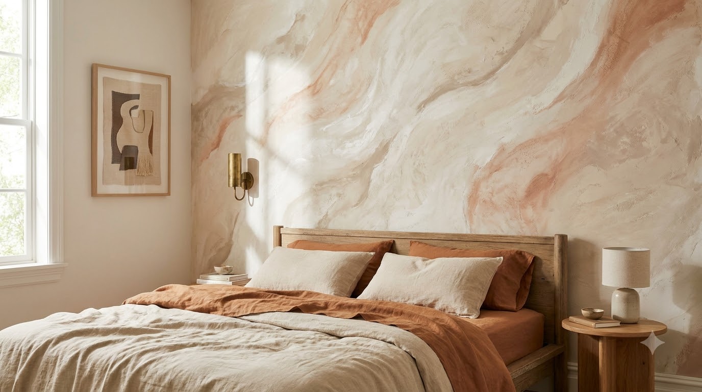 Step 5: Wall Treatment (One Bold Move) — How to Style an Aesthetic Bedroom in 7 Steps (Beginner)