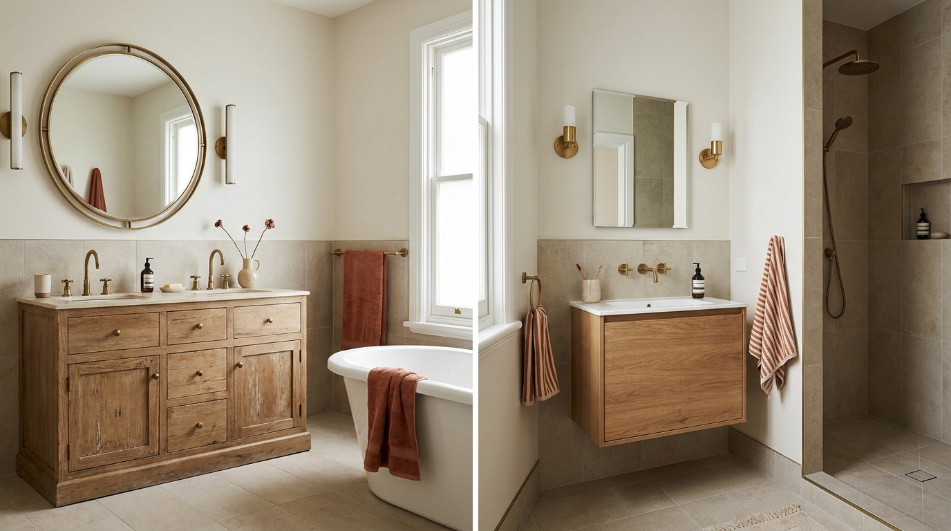 When They Should Match (And When They Shouldn't) — Master vs Guest Bathroom: How Decor Strategy Differs