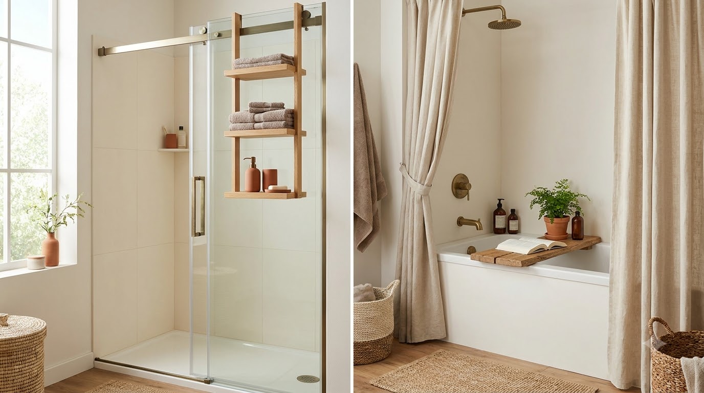Renter-Friendly Styling for Whatever You Have — Walk-In Shower vs Bathtub: Which Should You Choose?