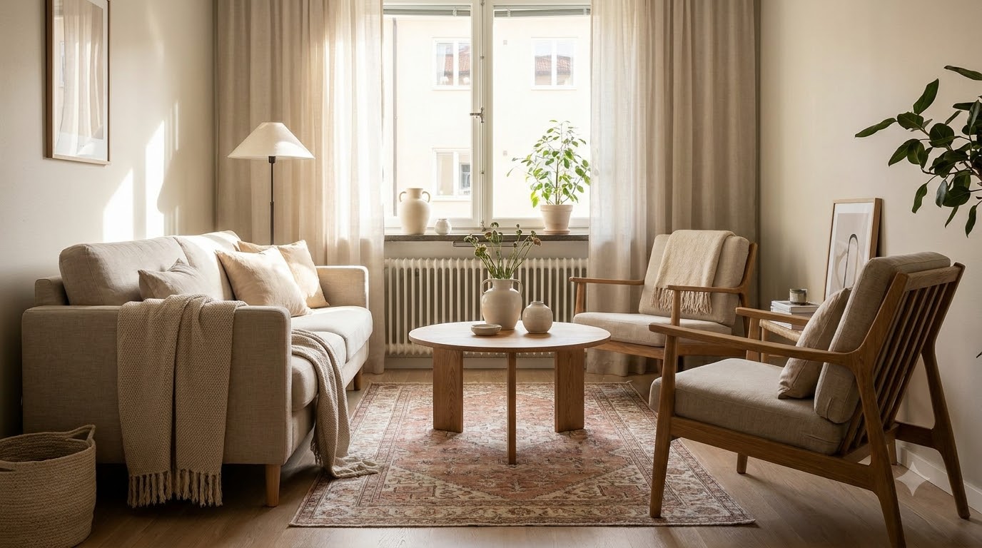 The rug mistake: why size matters most - Small Apartment Decorating Mistakes to Avoid (2026)