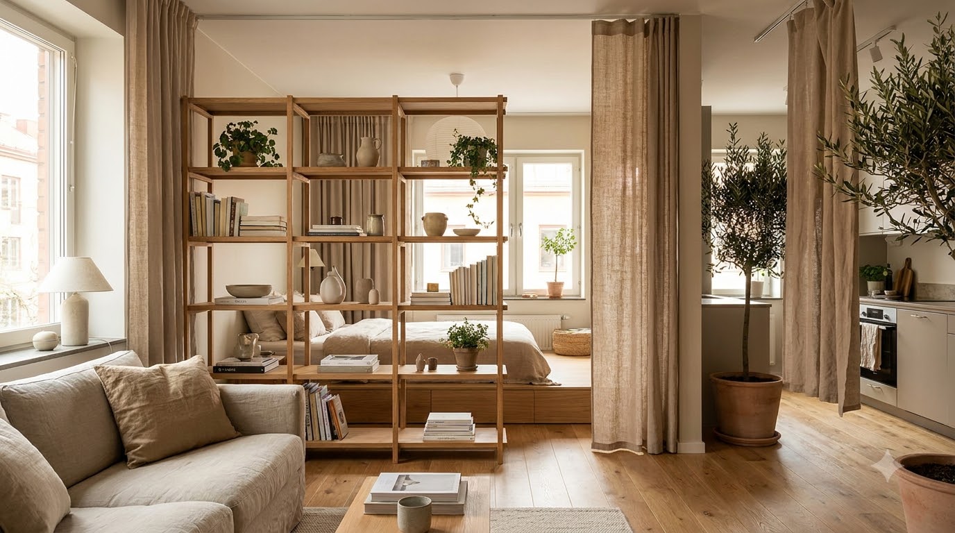 How do you divide a studio without walls? - Room Divider Ideas for Studios (Renter-Friendly 2026)