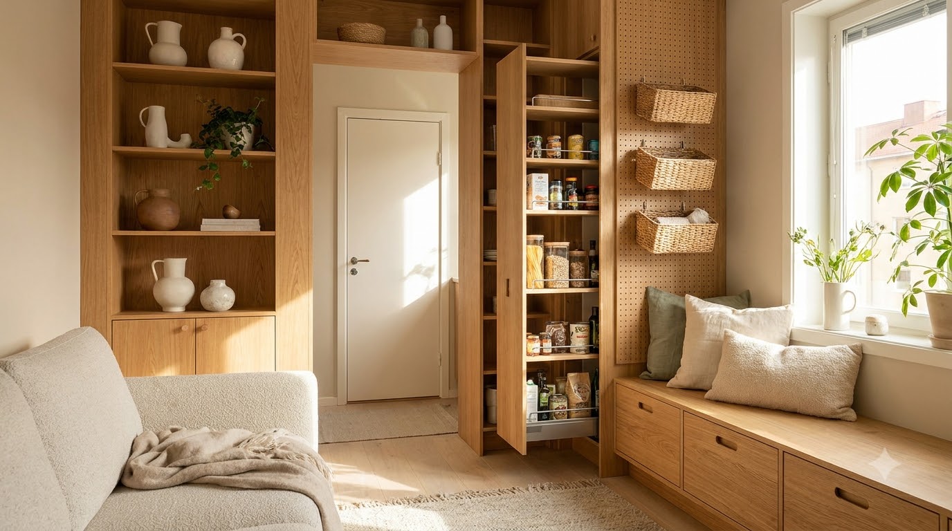 Small Space Storage Ideas That Look Good (Hidden & Vertical) - cover