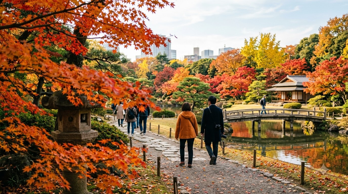 Autumn in Tokyo (September–November): Mild Weather & Fall Foliage best time to visit Tokyo