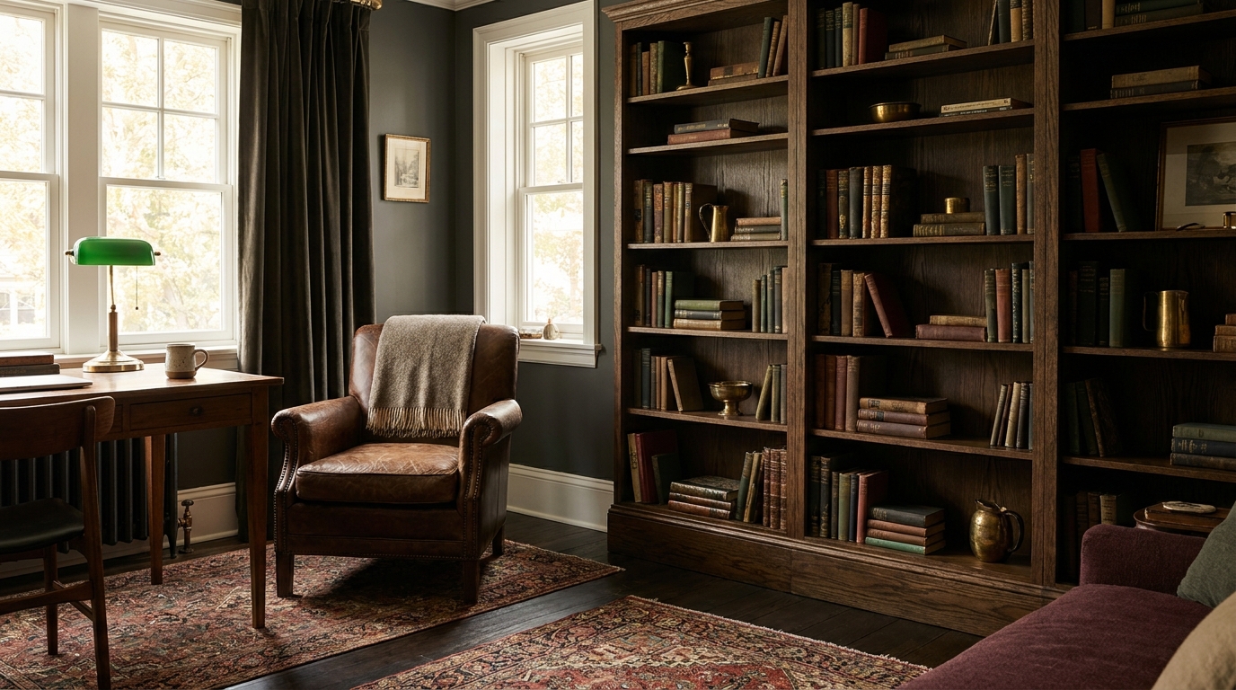 What colors define the dark academia palette? - Dark Academia Room Decor Ideas (Renter-Friendly 2026)