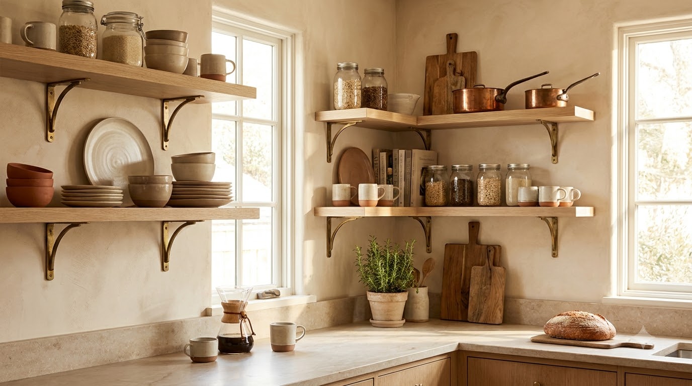 Kitchen Open Shelving: How to Style Open Shelves (2026) - cover