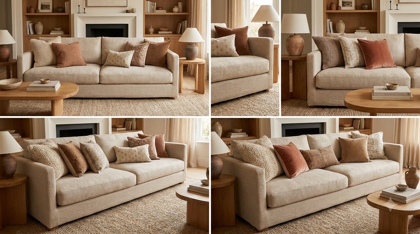 Throw Pillow Ideas: How to Arrange Them on a Sofa - cover