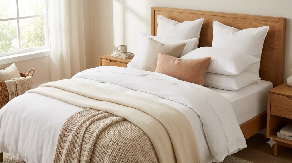 How to Make Your Bed Look Like a Hotel (Layering Guide) - cover