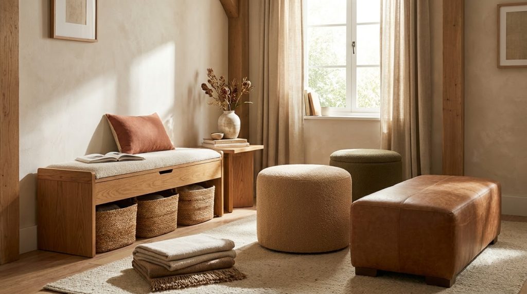 Best Storage Ottomans & Benches Under $120 (2026) - cover