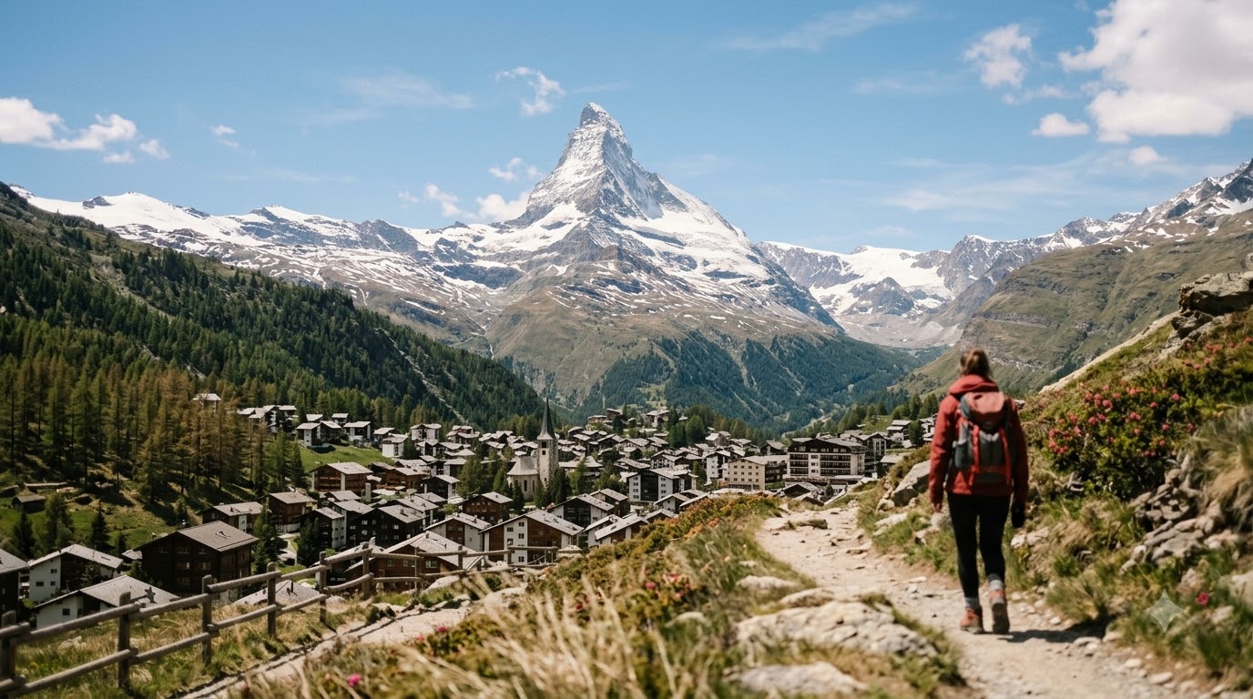 Where is the best view of the Matterhorn from Zermatt? Matterhorn Zermatt