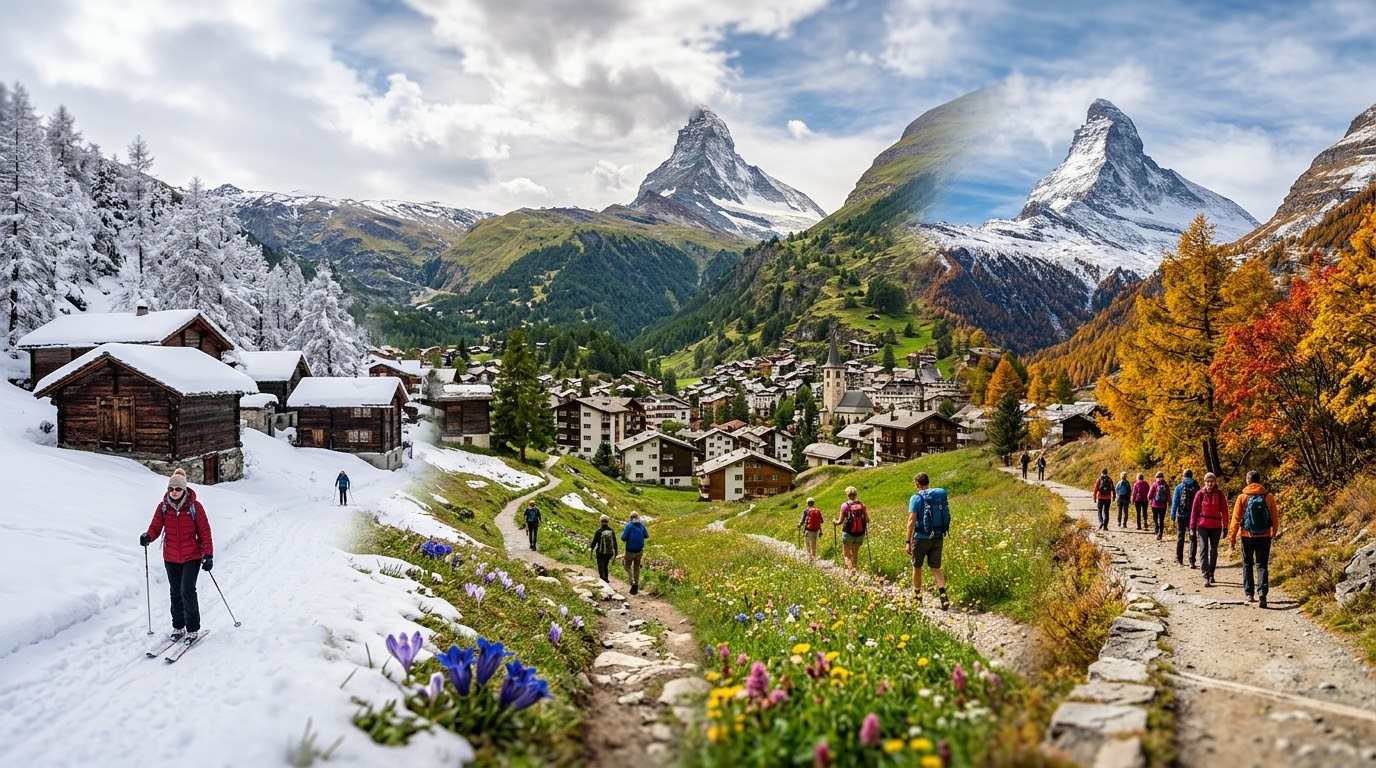 Zermatt Weather Month by Month (2026) best time to visit Zermatt