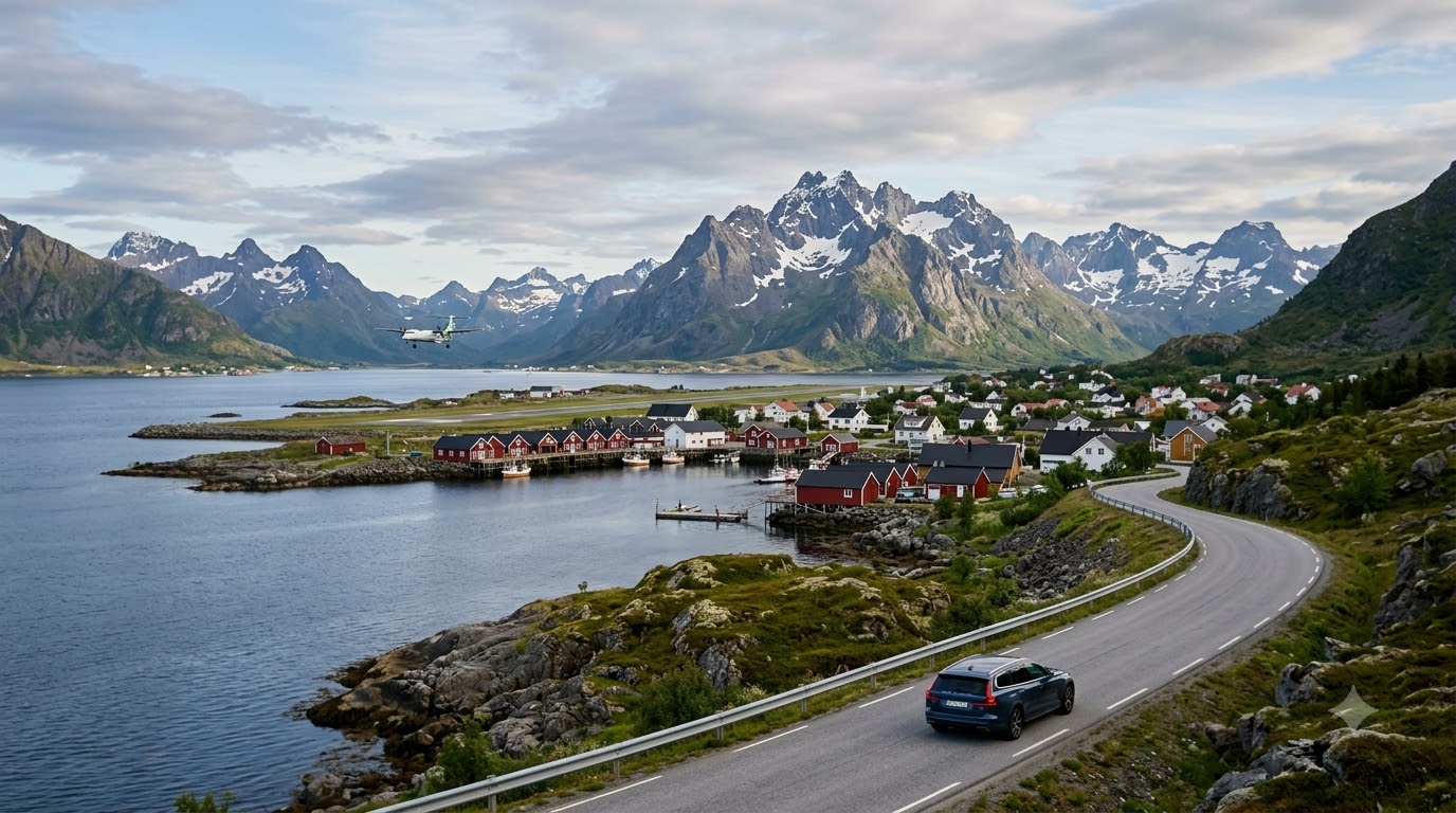 Getting there: fly to Leknes, or drive from Narvik Lofoten Islands itinerary