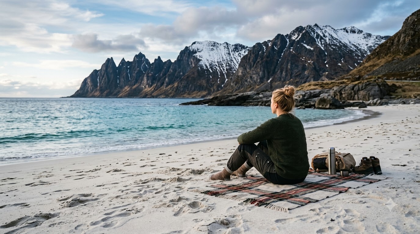 Relax on Haukland and Uttakleiv beaches things to do in Lofoten