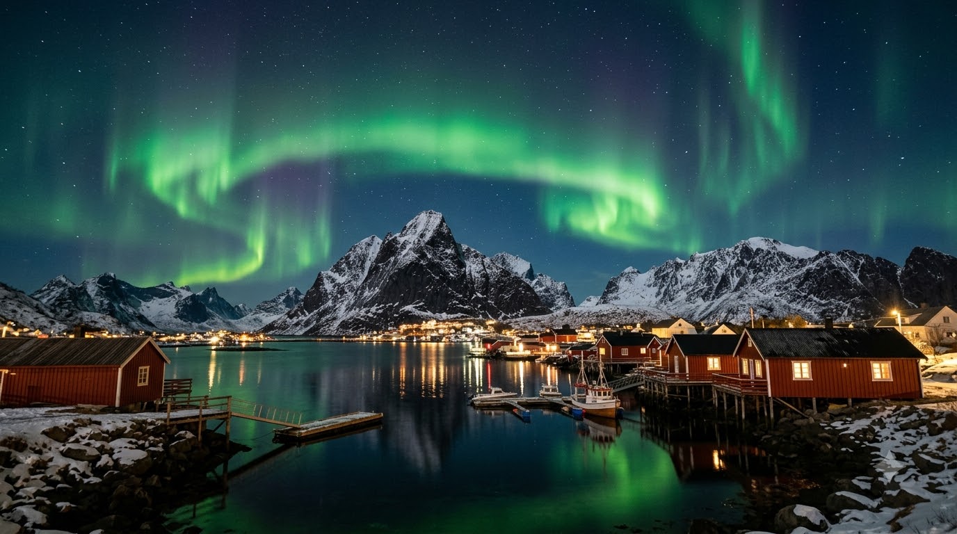 Northern Lights Season: September to April best time to visit Lofoten