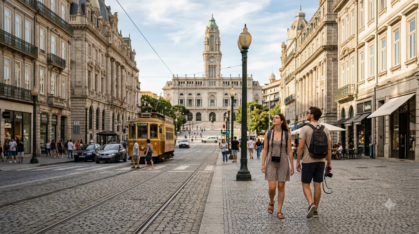 Baixa and Aliados: best for first-timers where to stay in Porto