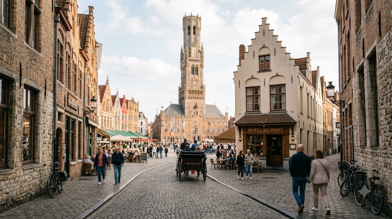 Historic centre: the most convenient base where to stay in Bruges