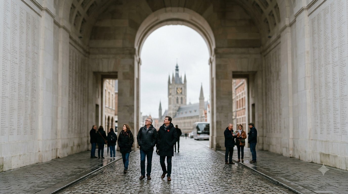 What can you see on a Ypres and Flanders Fields day trip? day trips from Bruges