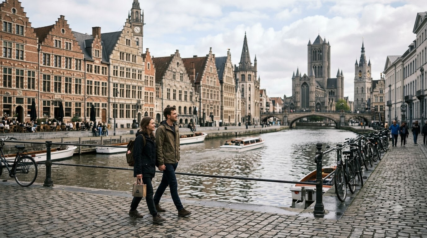 Where should you stay in Ghent for the first time? where to stay in Ghent