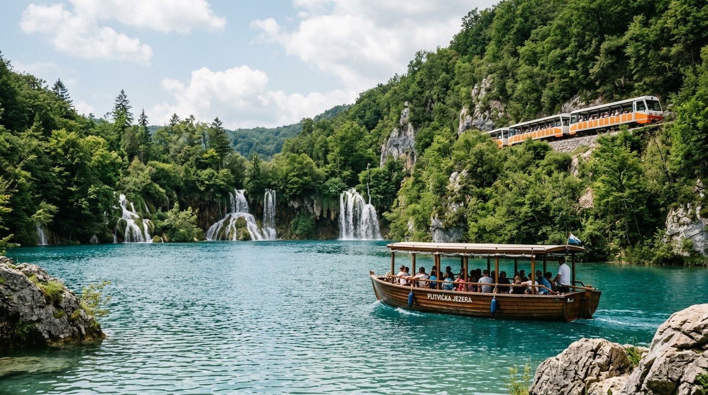 Ride the Boat and Panoramic Train things to do in Plitvice Lakes