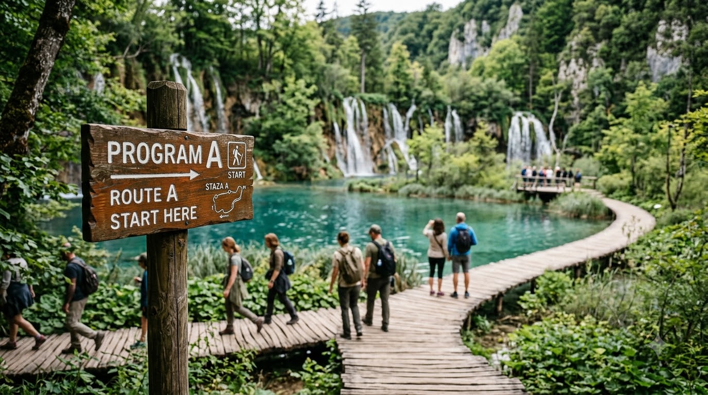 Which program route is right for you? how to visit Plitvice Lakes