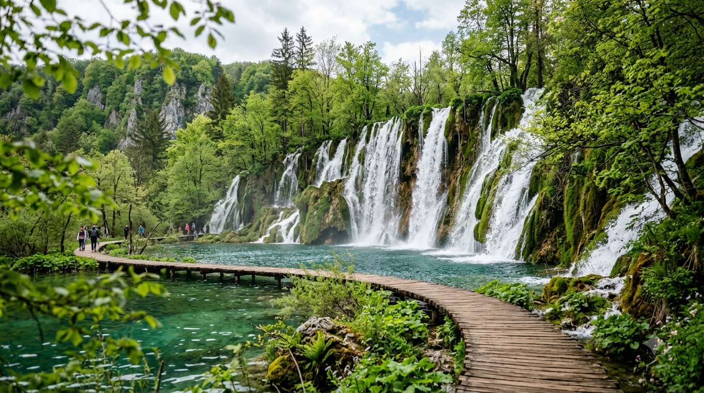 Spring at Plitvice Lakes: Peak Water Flow best time to visit Plitvice Lakes