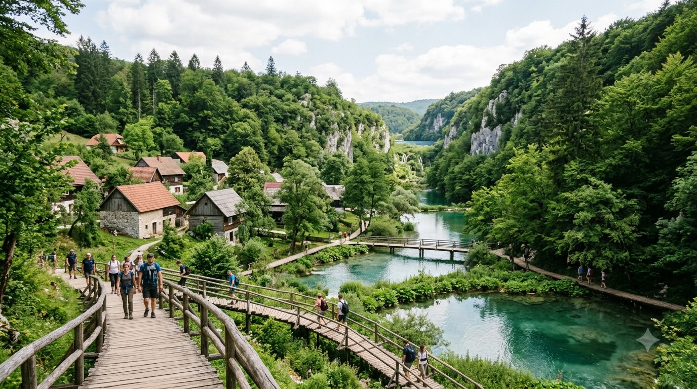 Rastovaca and Korana: Closest to Entrance 1 where to stay near Plitvice